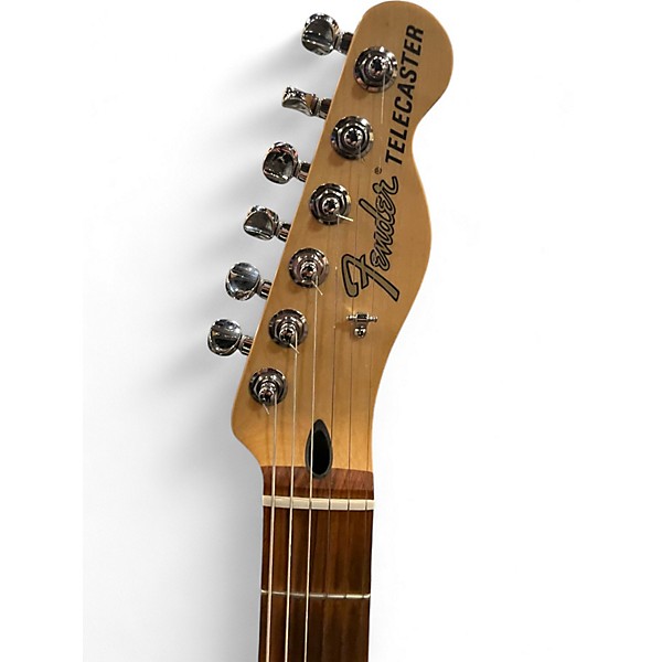 Used 2019 Fender Deluxe Nashville Telecaster Daphne Blue Solid Body Electric Guitar