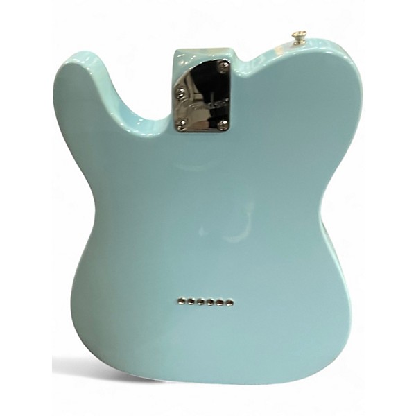 Used 2019 Fender Deluxe Nashville Telecaster Daphne Blue Solid Body Electric Guitar
