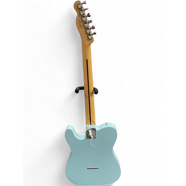 Used 2019 Fender Deluxe Nashville Telecaster Daphne Blue Solid Body Electric Guitar