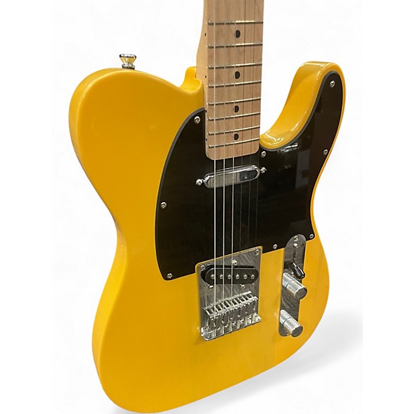 Used Squier Sonic Telecaster Butterscotch Blonde Solid Body Electric Guitar