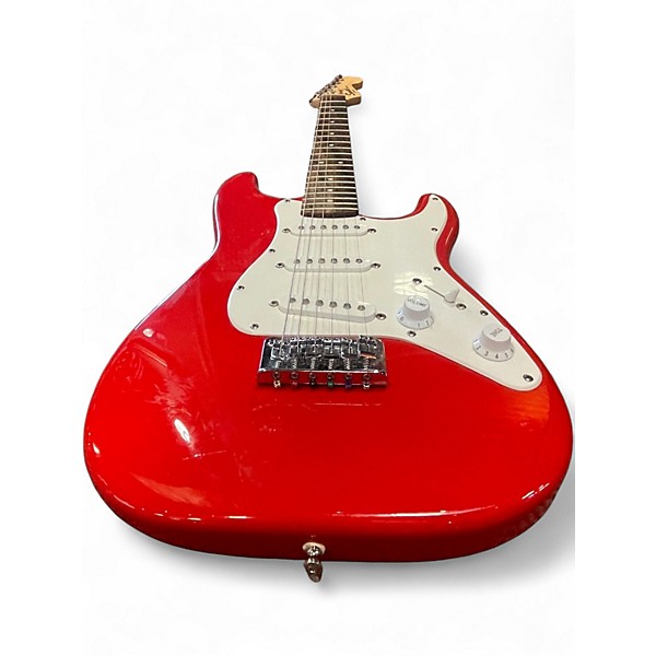 Used Squier Mini Affinity Stratocaster red Electric Guitar