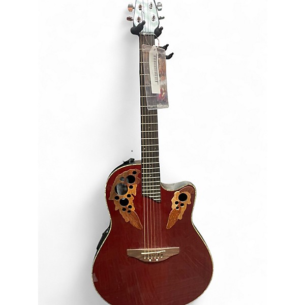 Used Ovation CC48 Celebrity Deluxe Tobacco Acoustic Electric Guitar
