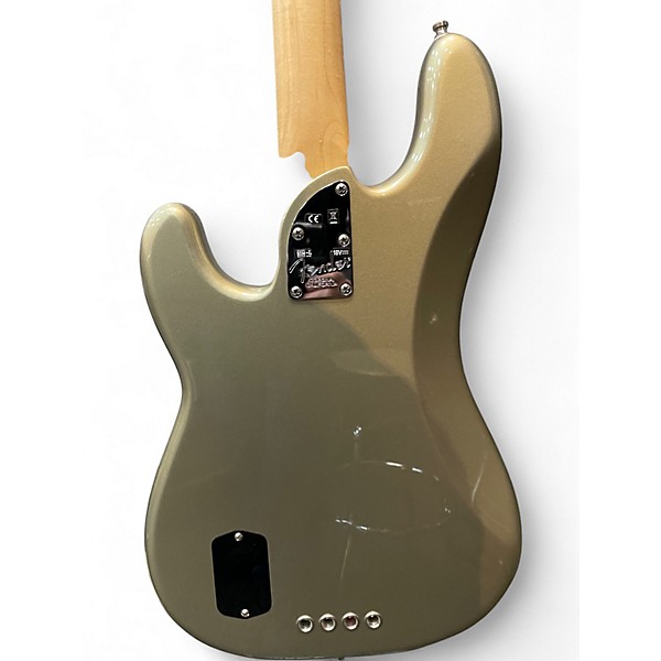 Used 2017 Fender American Elite Precision Bass CHAMPAGNE Electric Bass Guitar