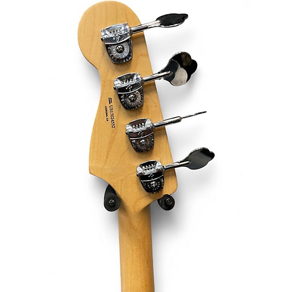 Used 2017 Fender American Elite Precision Bass CHAMPAGNE Electric Bass Guitar