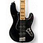 Used Fender American Elite Jazz Bass Black Electric Bass Guitar