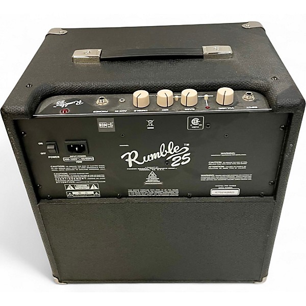 Used Fender RUMBLE 25W Bass Combo Amp