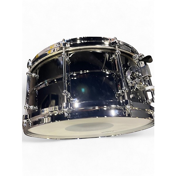 Used Ludwig 6.5X14 Black Magic Snare Black Drum