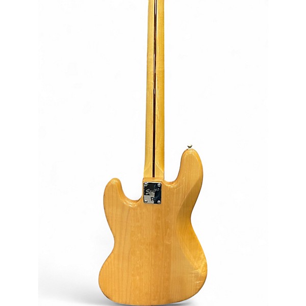 Used Squier Vintage Modified Jazz Bass Natural Electric Bass Guitar