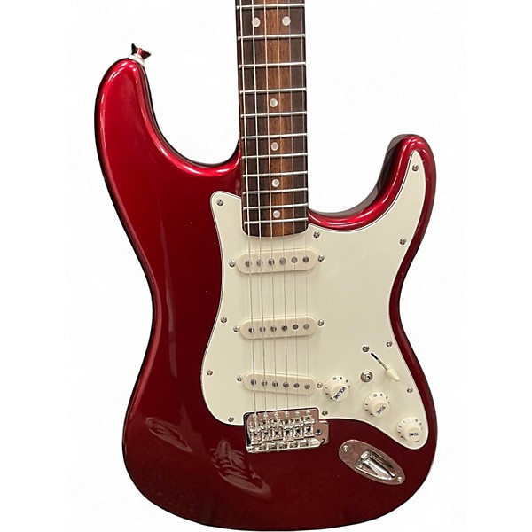 Used Squier Classic Vibe 1960S Stratocaster Candy Apple Red Solid Body Electric Guitar