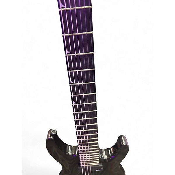 Used Jackson JS22Q-7 Black Burst Solid Body Electric Guitar