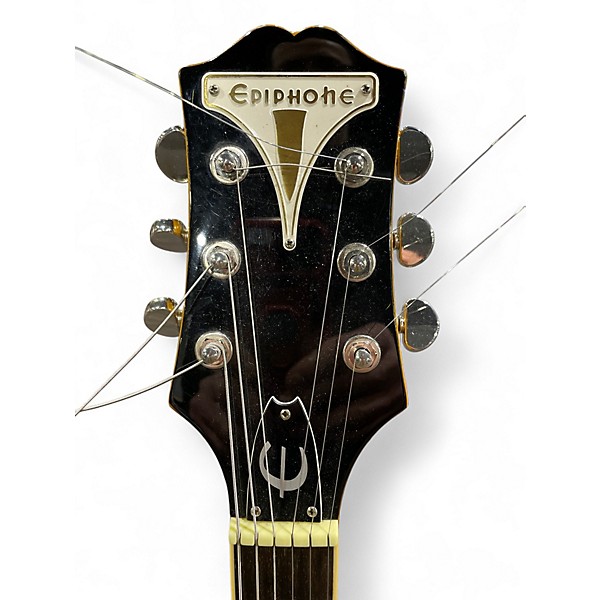 Used Epiphone Wildkat AN natural yellow Hollow Body Electric Guitar