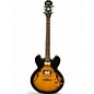 Used Epiphone Dot Deluxe Flametop 2 Color Sunburst Hollow Body Electric Guitar thumbnail