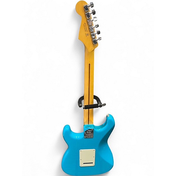 Used Fender American Professional II Stratocaster Miami Blue Solid Body Electric Guitar