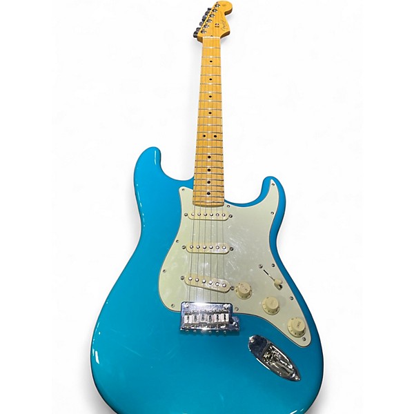 Used Fender American Professional II Stratocaster Miami Blue Solid Body Electric Guitar