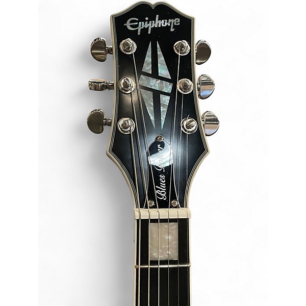 Used Epiphone Jared James Nichols "Blues Power" Aged Pelham Blue Solid Body Electric Guitar