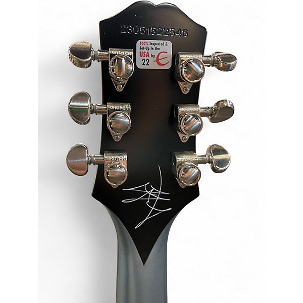 Used Epiphone Jared James Nichols "Blues Power" Aged Pelham Blue Solid Body Electric Guitar