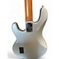 Used Sterling Audio StingRay Ray34 Firemist Silver Electric Bass Guitar