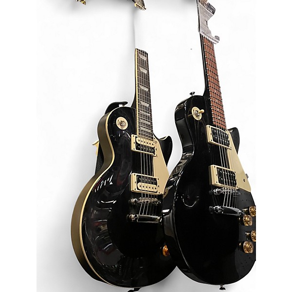 Used Epiphone Les Paul Traditional Pro Black Solid Body Electric Guitar