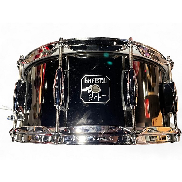Used Gretsch Drums 6.5X14 Taylor Hawkins Designed Snare Black Nickel Over Steel Drum
