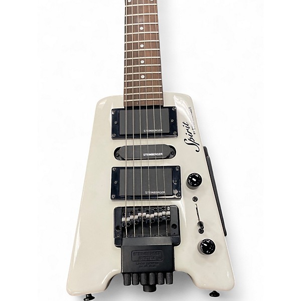 Used Steinberger SPIRIT GT-PRO White Solid Body Electric Guitar