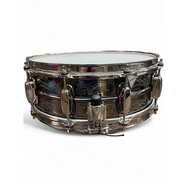 Used TAMA 14X5.5 Kenny Aronoff Trackmaster Engraved Drum