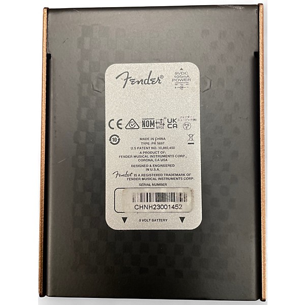 Used Fender Smolder Acoustic OD Effect Pedal