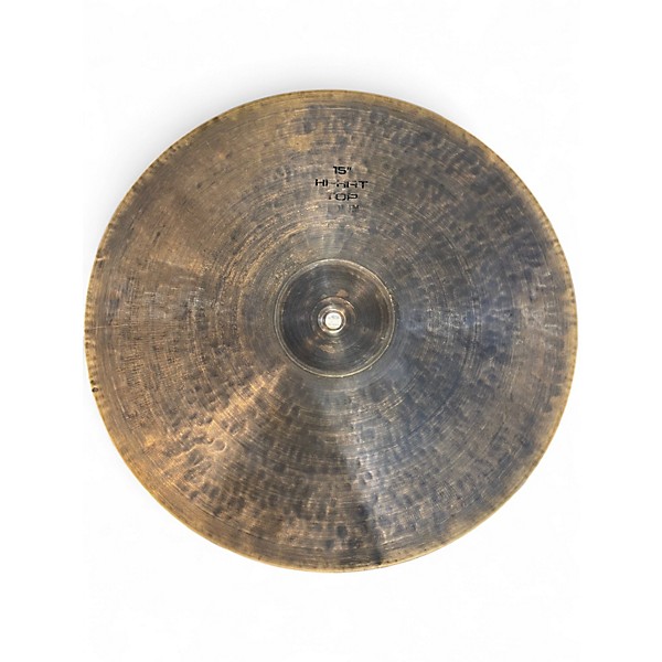 Used T-cymbals 15in 15 IN HEAVY HI-HAT Cymbal