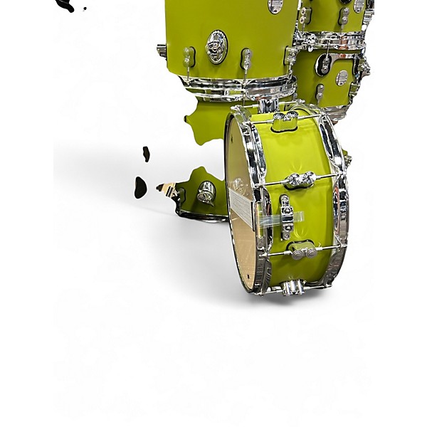Used PDP by DW 7 Piece Concept Series SATIN OLIVE Drum Kit