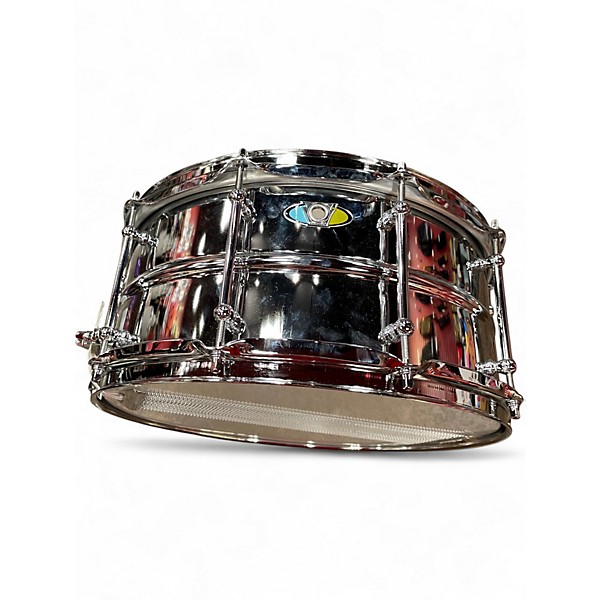 Used Ludwig 6.5X14 Supralite Snare Chrome Drum