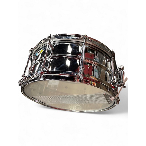 Used Ludwig 6.5X14 Supralite Snare Chrome Drum