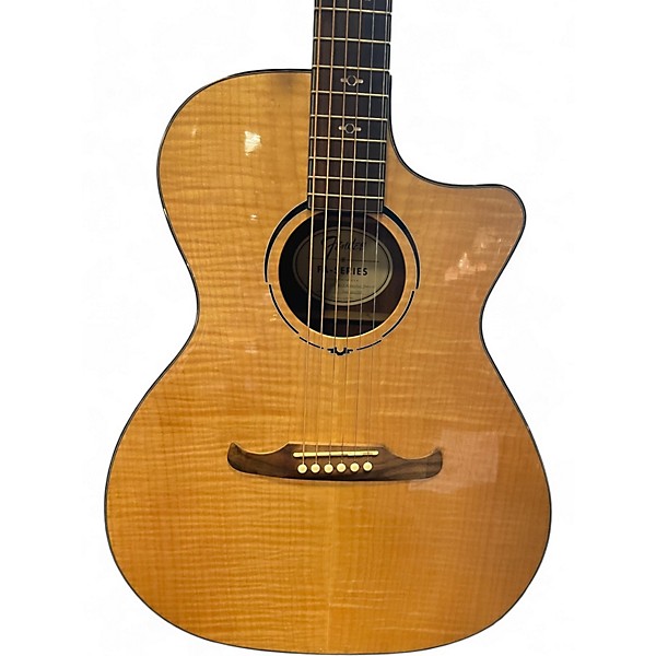 Used Fender FA345CE Antique Natural Acoustic Electric Guitar