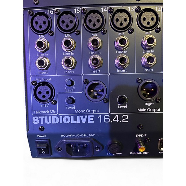 Used PreSonus Studio Live 16.4.2 Digital Mixer