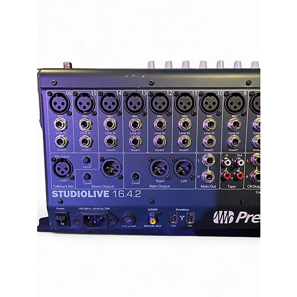 Used PreSonus Studio Live 16.4.2 Digital Mixer