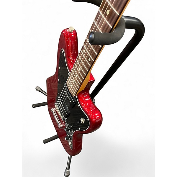 Used Fender BLACKTOP JAGUAR B90 Candy Apple Red Solid Body Electric Guitar