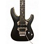 Used Schecter Guitar Research Damien Platinum Black Solid Body Electric Guitar
