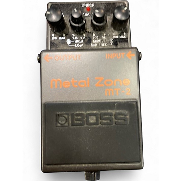 Used BOSS MT2 Metal Zone Distortion Effect Pedal
