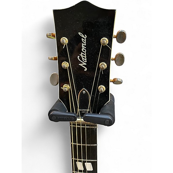 Used National Dreadnought  Natural Acoustic Guitar