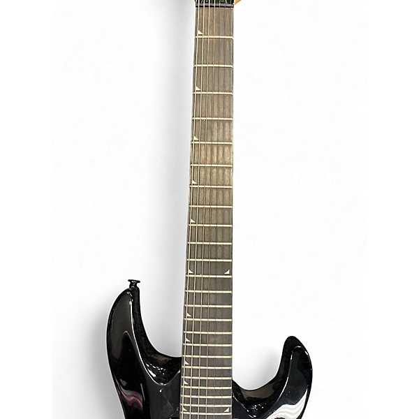 Used Jackson JS22-7 Dinky 7 String Black Solid Body Electric Guitar