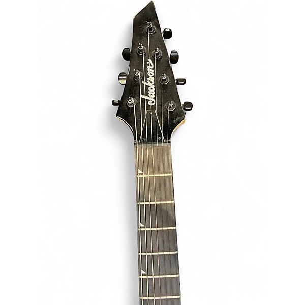 Used Jackson JS22-7 Dinky 7 String Black Solid Body Electric Guitar