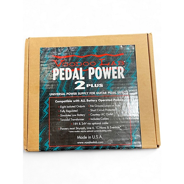 Used Voodoo Lab Pedal Power 2+ Power Supply
