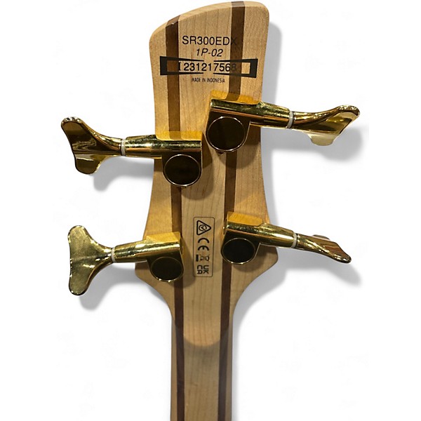 Used Ibanez SR300 Blue Burst Electric Bass Guitar