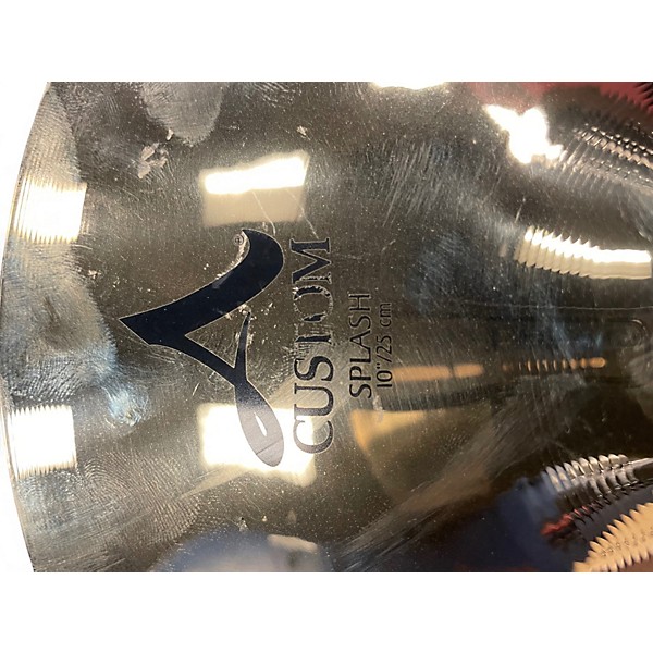 Used Zildjian 10in A Custom Splash Cymbal