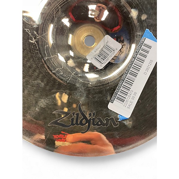 Used Zildjian 10in A Custom Splash Cymbal