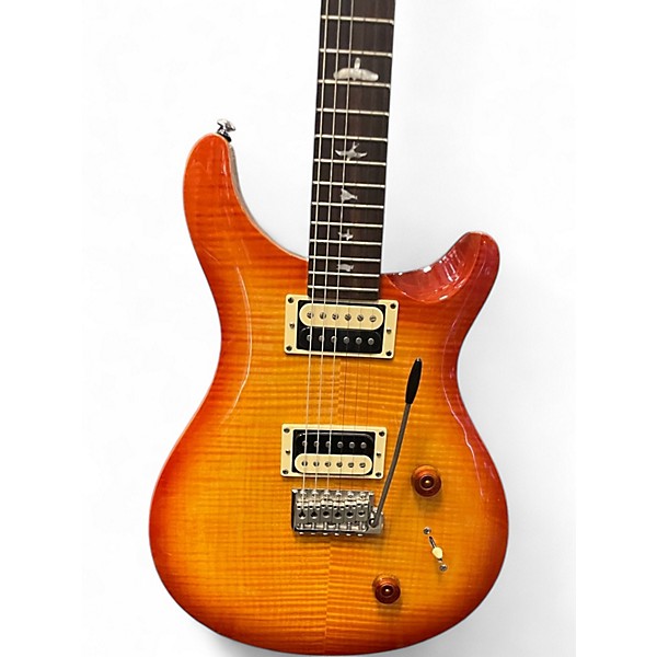 Used PRS SE Custom 22 2 Tone Sunburst Solid Body Electric Guitar