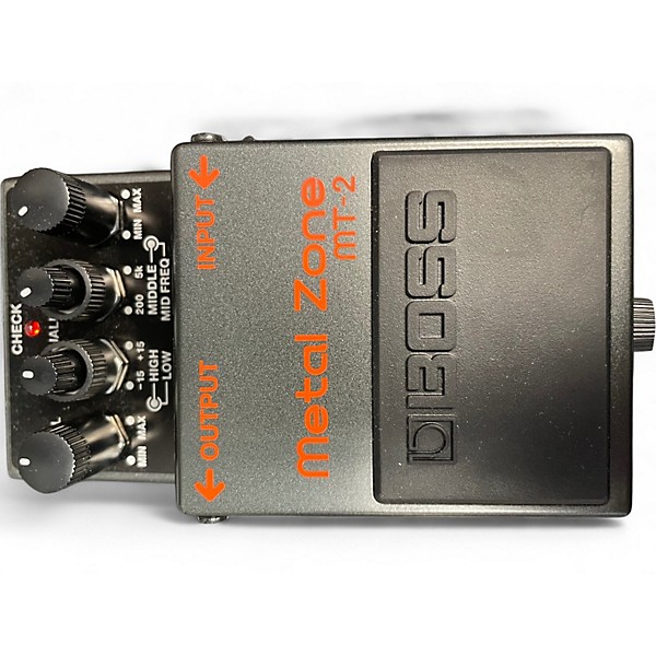Used BOSS MT2 Metal Zone Distortion Effect Pedal