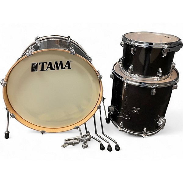 Used TAMA 3 Piece Superstar Classic Maple TRANSPARENT BLACK BURST Drum Kit