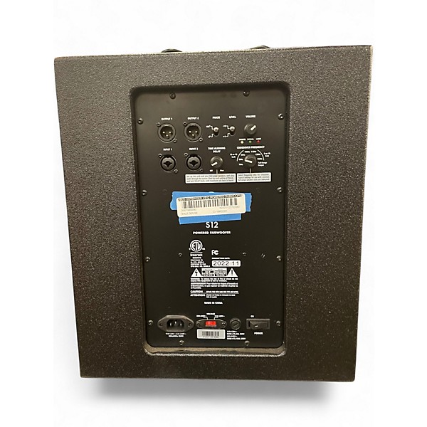 Used Harbinger VS12 Powered Subwoofer