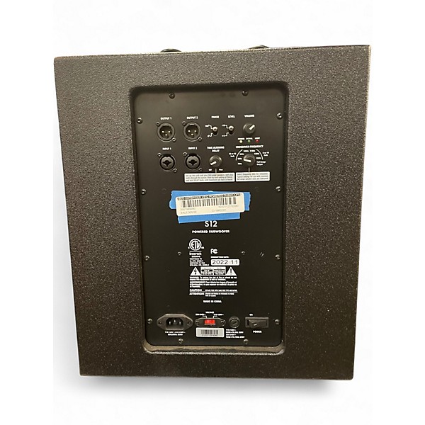 Used Harbinger VS12 Powered Subwoofer