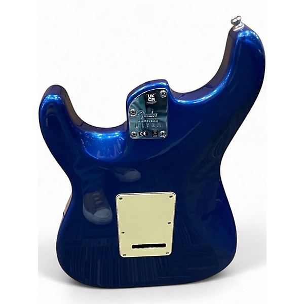 Used Fender American Ultra Stratocaster BLUE Solid Body Electric Guitar