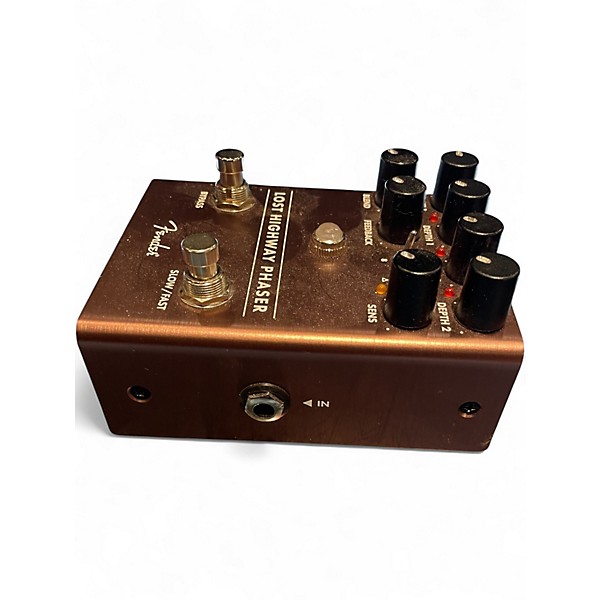 Used Fender LOST HIGHWAY PHASER Effect Pedal